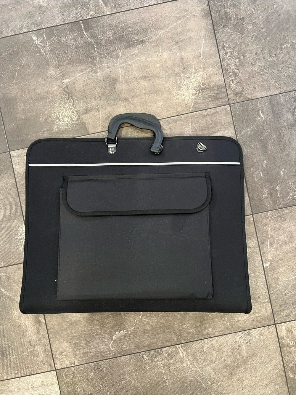 Black Portfolio Bag art and drawings portfolio case